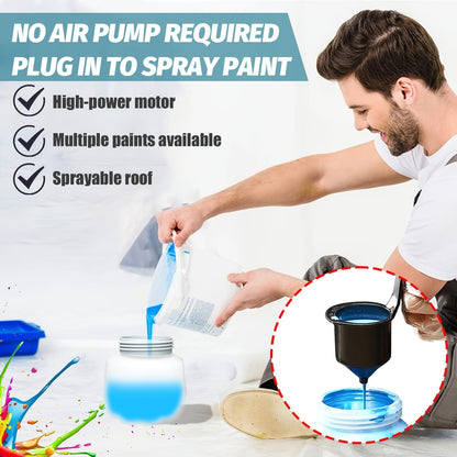 Cordless Paint Sprayer – 2 Batteries, 1000ml Detachable Tank