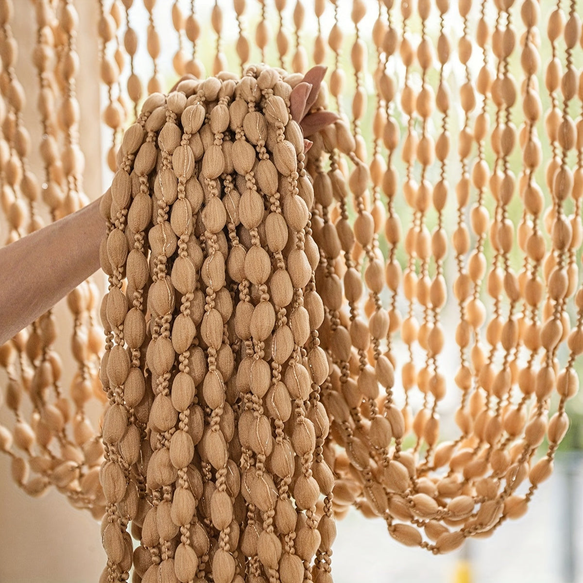Decorative Beaded Curtain – Boho Door & Room Divider