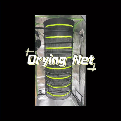 Hanging Herb & Food Drying Rack – Foldable Multi-Tier Net