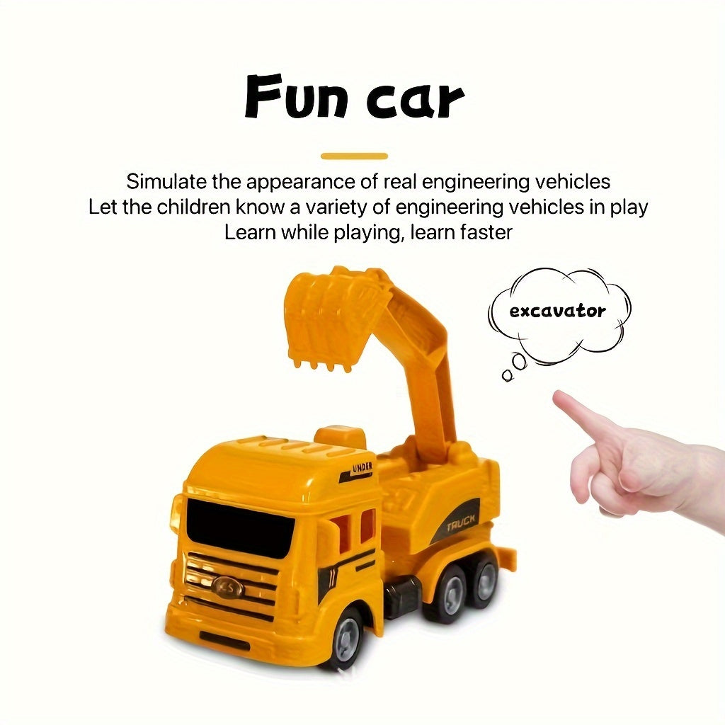 Construction vehicle play set toy trucks for kids