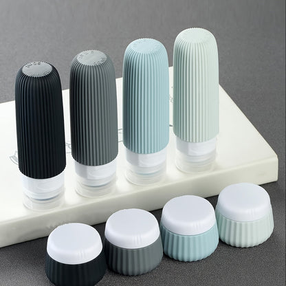 Travel Bottle Set – 8-Piece Leak-Proof Silicone TSA Bottles