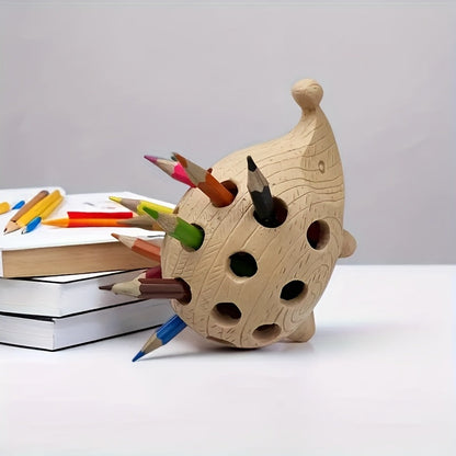 Hedgehog Pen Holder – Resin Desk Organiser