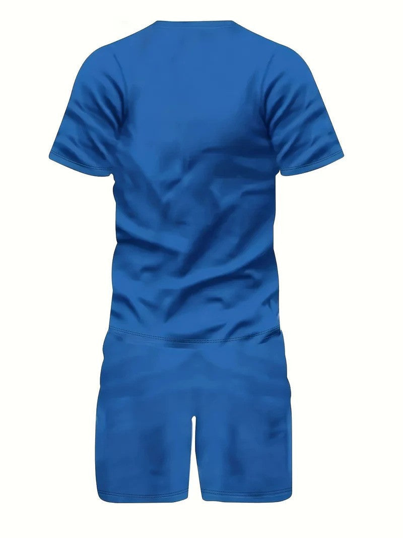 Summer Two-Piece Set – T-Shirt & Shorts Co-ord