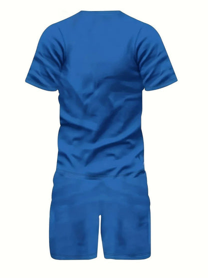 Summer Two-Piece Set – T-Shirt & Shorts Co-ord