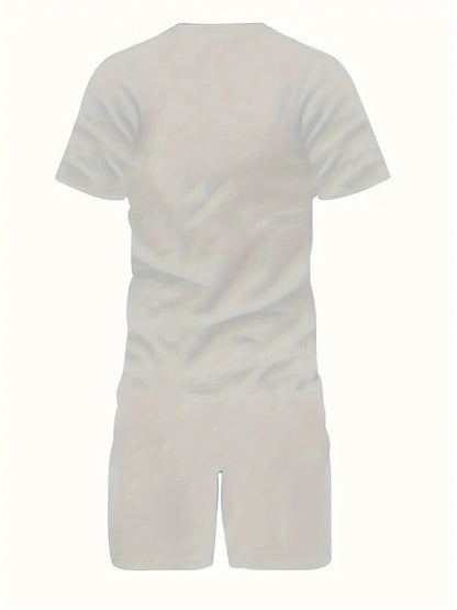 Summer Two-Piece Set – T-Shirt & Shorts Co-ord