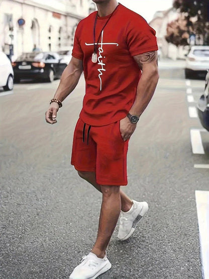 Men's breathable two-piece set