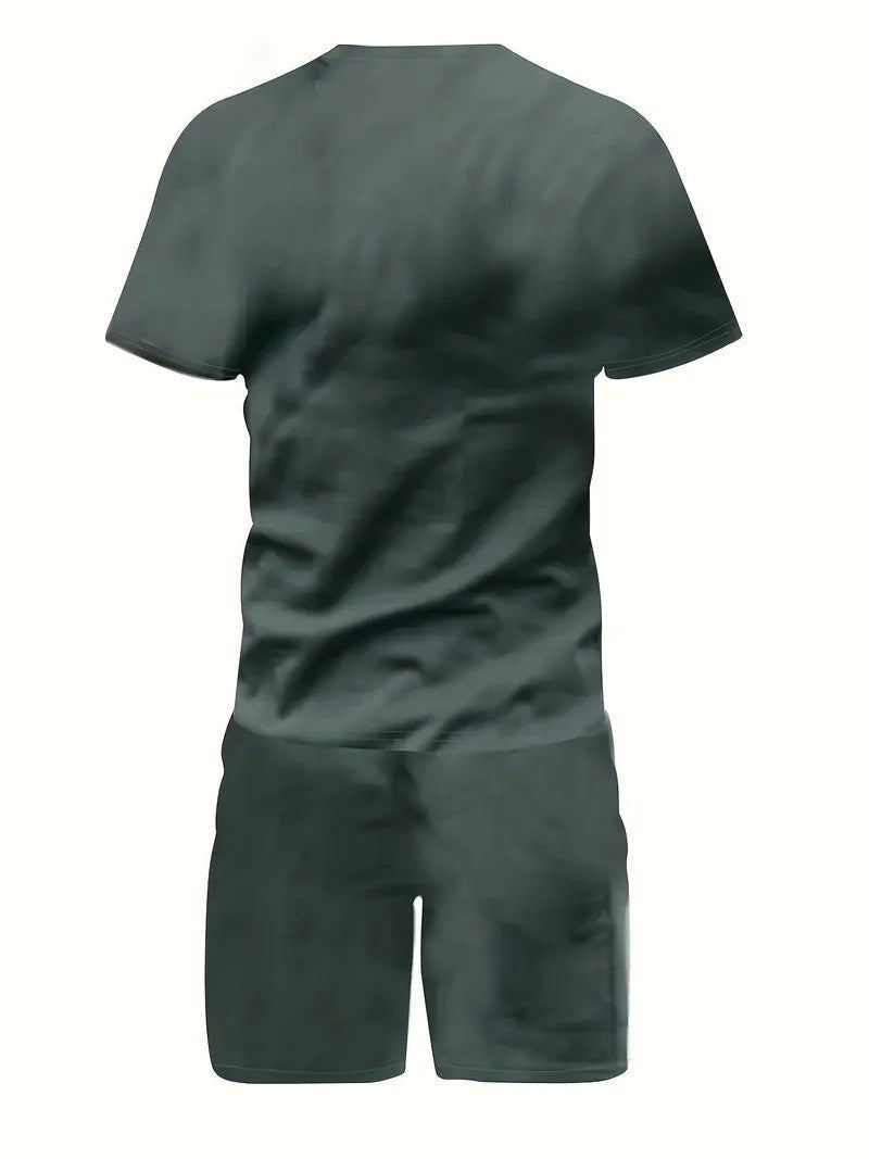 Summer Two-Piece Set – T-Shirt & Shorts Co-ord