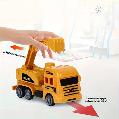 Construction vehicle play set toy trucks for kids