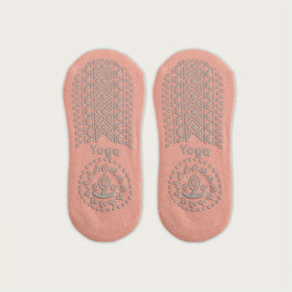 Cross-Strap Yoga Socks for Stability