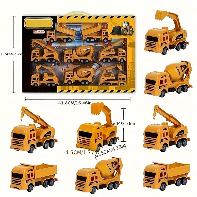 Construction vehicle play set toy trucks for kids