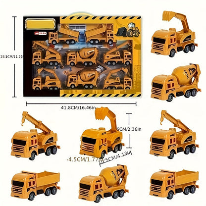 Construction vehicle play set toy trucks for kids
