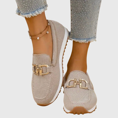 Women's slip-on cushioned comfort loafers