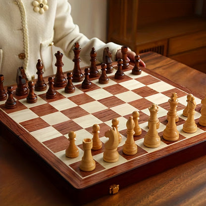 Wooden Chess Set – Tournament-Quality Handcrafted Pieces