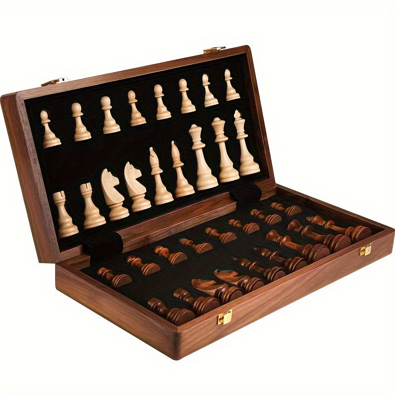 Wooden Chess Set – Tournament-Quality Handcrafted Pieces