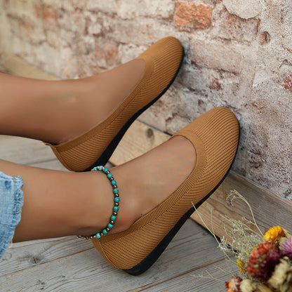 Women's slip-on cushioned comfort trainers