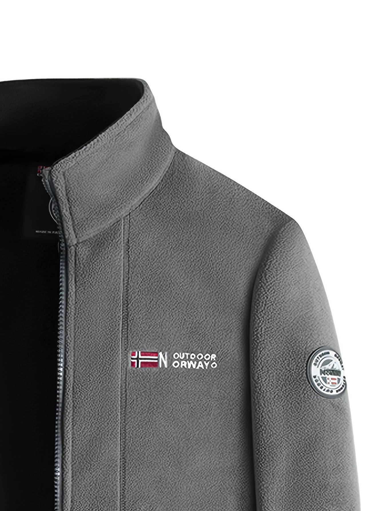 Fleece Jacket – Soft Warm Outdoor Jacket with High Collar