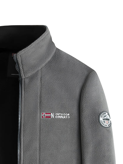 Fleece Jacket – Soft Warm Outdoor Jacket with High Collar