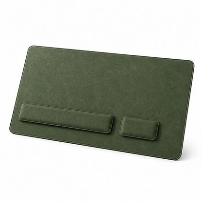 Desk Pad Set – 3-Piece Mat with Wrist Rests