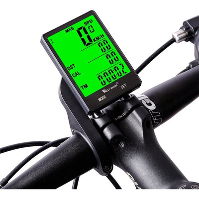 Wireless Bike Computer – Bright LED Speed & Distance Display
