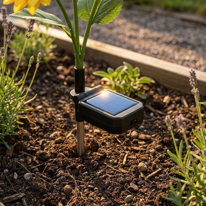 Solar Sunflower Garden Light – Warm White Decorative Stake