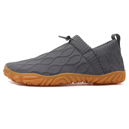 Barefoot wide-fit zero-drop mesh slip-on shoes