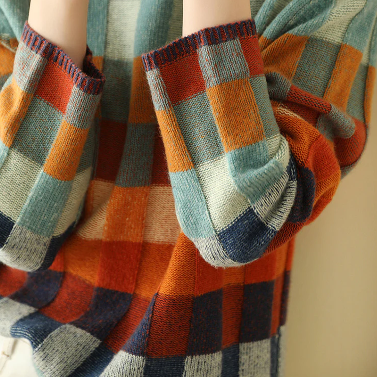Women's cosy patterned jumper