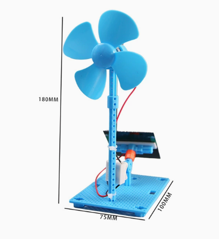 Solar and wind energy educational DIY STEM kit