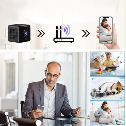 Mini wireless WiFi home security camera