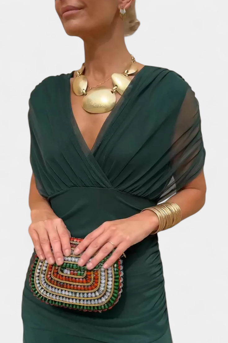 Women's elegant maxi dress colour option