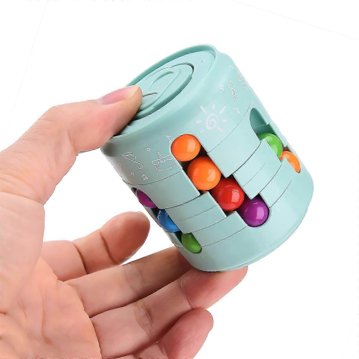 Kids fidget roller calming sensory bead toy