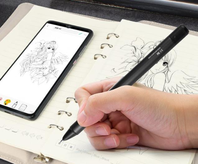 Smart reusable erasable notebook with smart pen