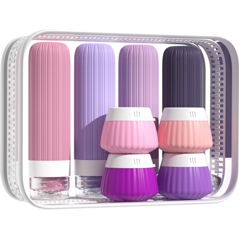 Travel Bottle Set – 8-Piece Leak-Proof Silicone TSA Bottles