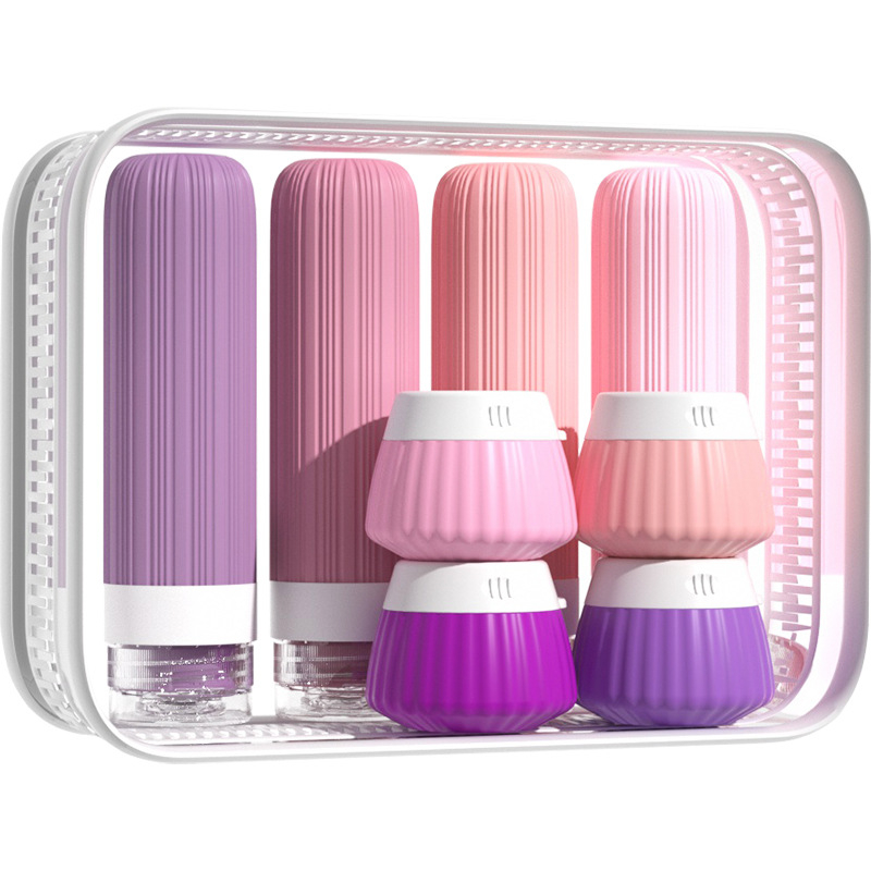 Travel Bottle Set – 8-Piece Leak-Proof Silicone TSA Bottles