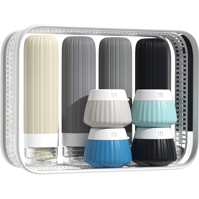 Travel Bottle Set – 8-Piece Leak-Proof Silicone TSA Bottles
