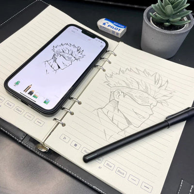 Smart Reusable Notebook – Erasable Notebook with Rechargeable Smart Pen