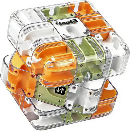 3D maze cube ball skill game