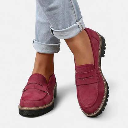 Women's Loafers – Classic Chunky-Sole Slip-On Loafers