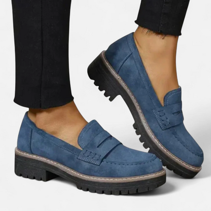 Women's Loafers – Classic Chunky-Sole Slip-On Loafers