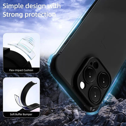 Rugged iPhone Case – Shockproof Protective Cover for iPhone 11–17 Series