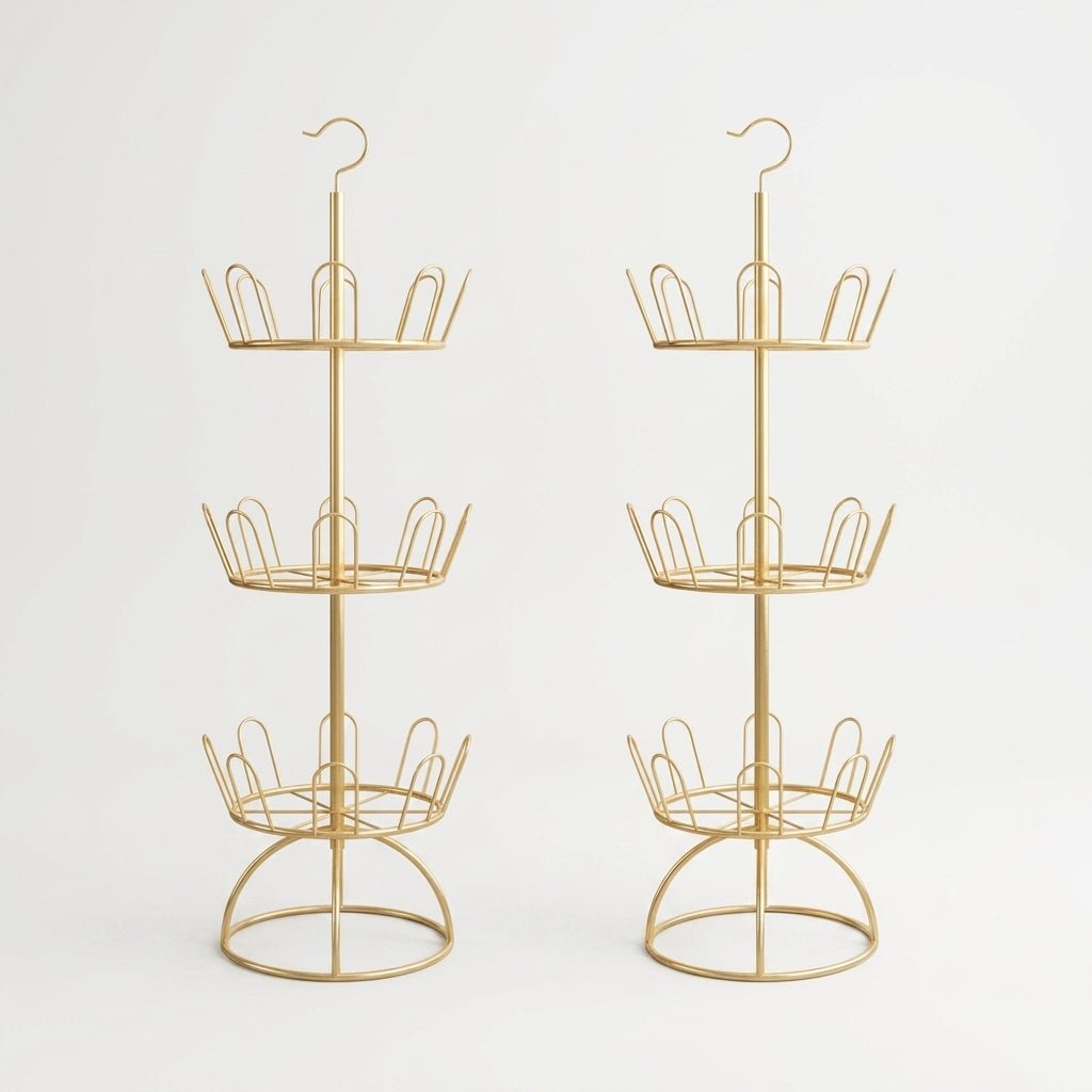Vertical multi-tier metal shoe rack with hook