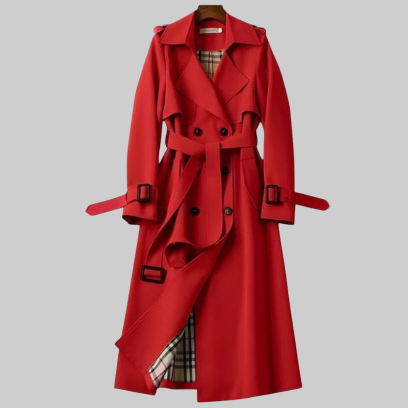 Women's Trench Coat – Classic Belted Winter Trench