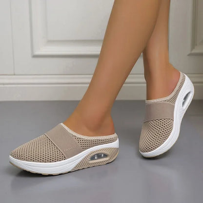 Orthopaedic Wedge Sandals for Women, Arch Support Wedge Heels with Cushioned Sole