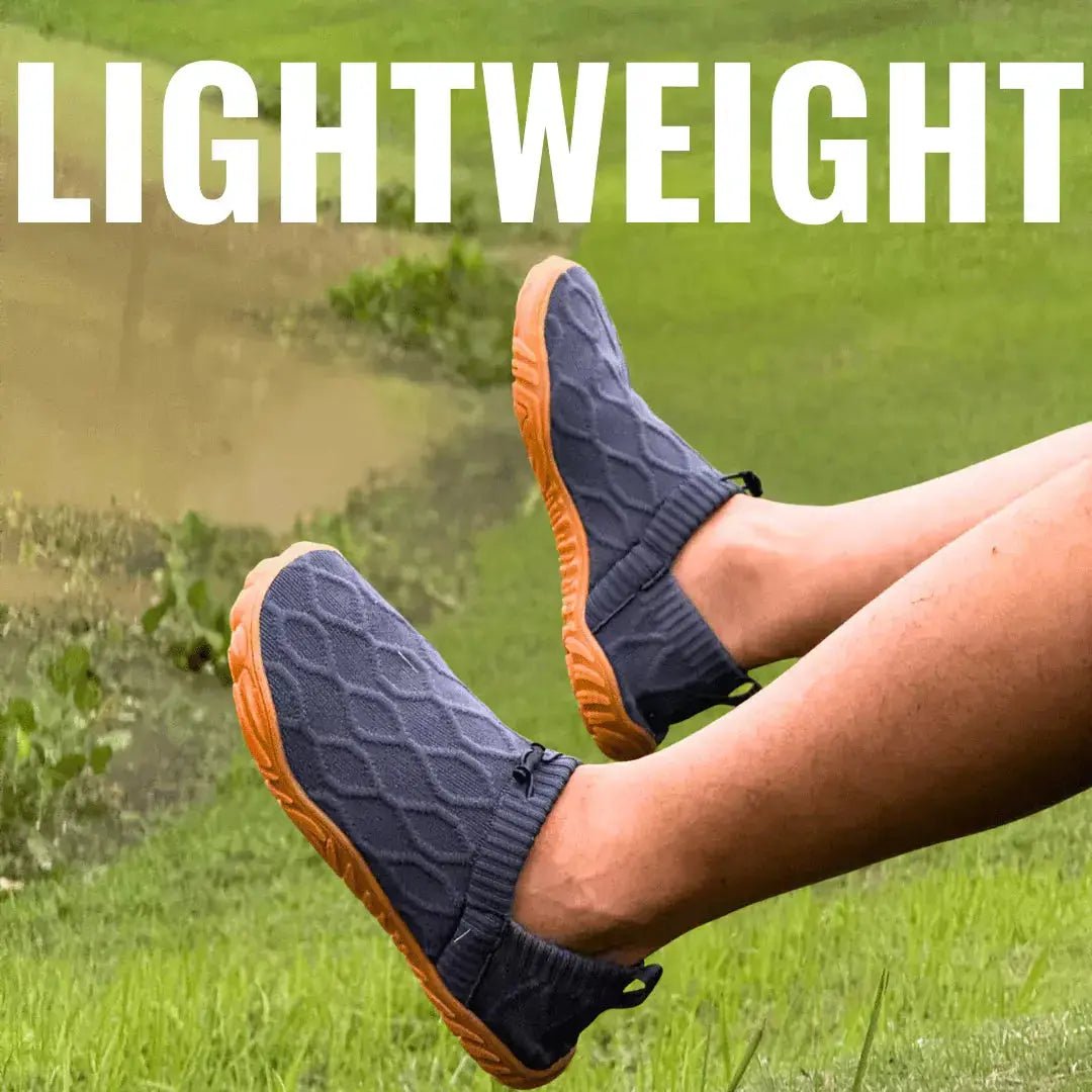 Barefoot wide-fit zero-drop mesh slip-on shoes