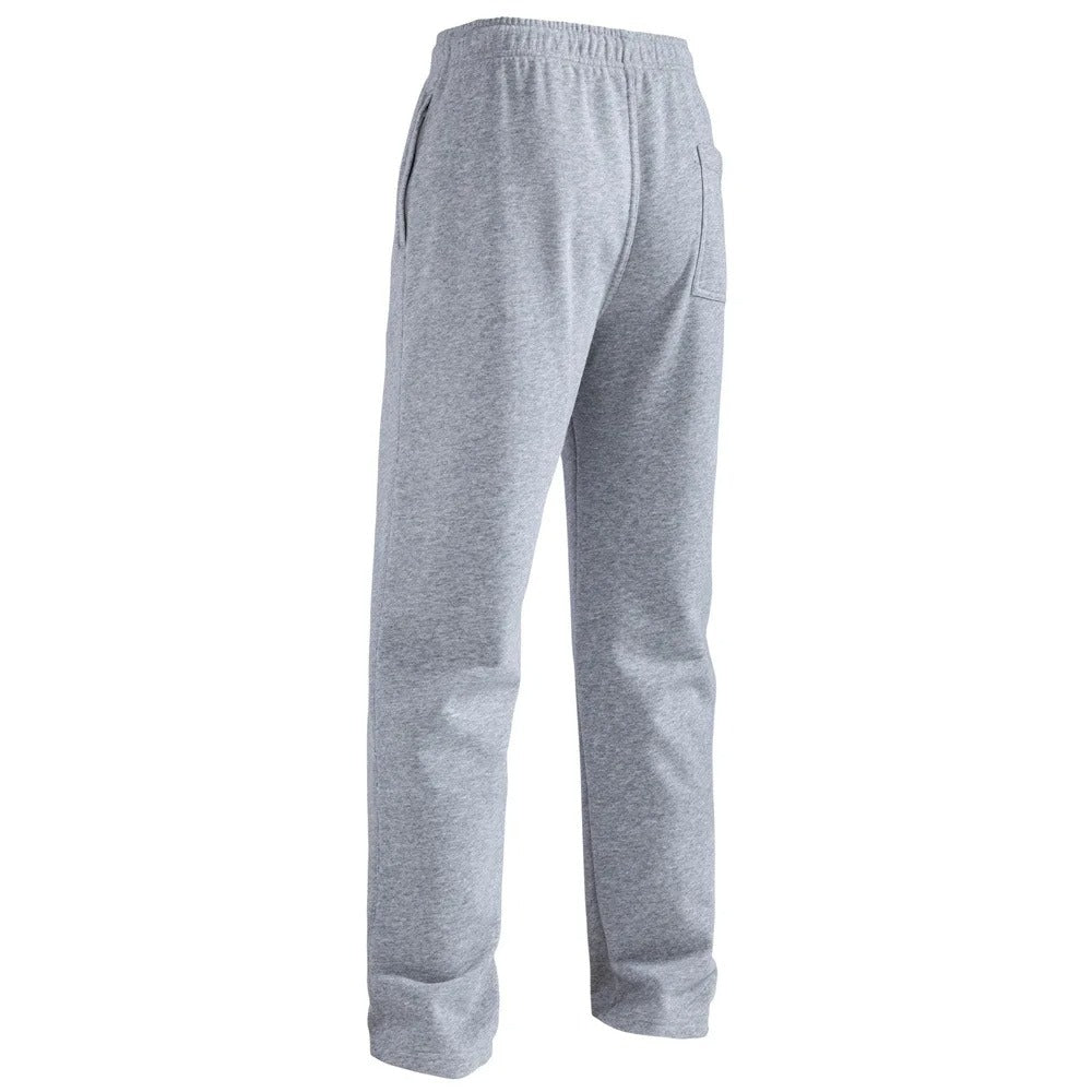 Men’s Slim Fit Cotton Pants Straight Leg Elastic Waist Casual Sport Trousers