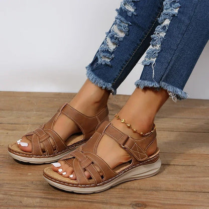 Orthopaedic Sandals for Women, Neutral Comfort Sandals with Cushioned Footbed
