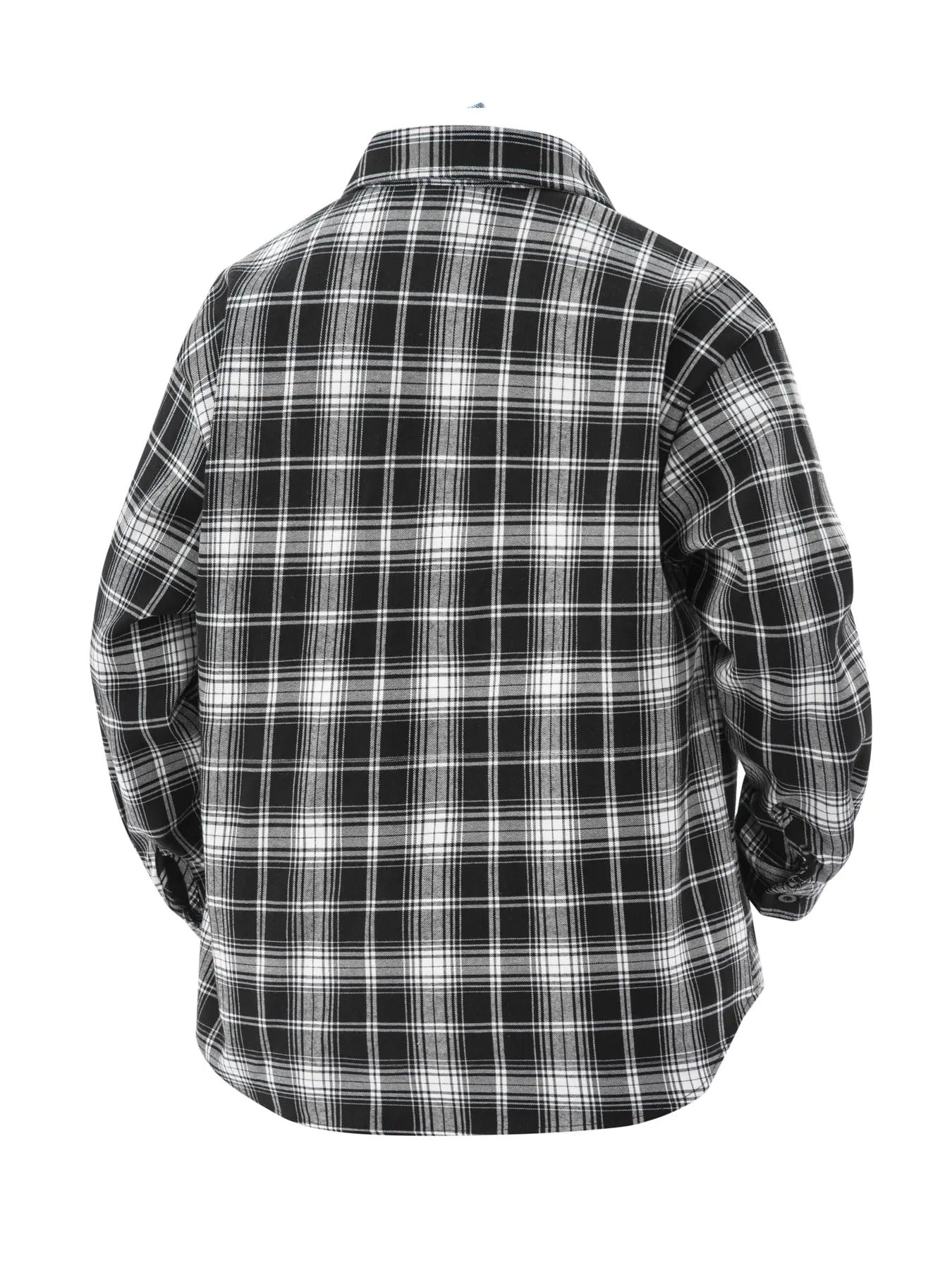 Men's Plaid Shirt Casual Long Sleeve Lapel Outdoor Style