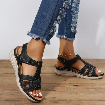 Orthopaedic Sandals for Women, Neutral Comfort Sandals with Cushioned Footbed