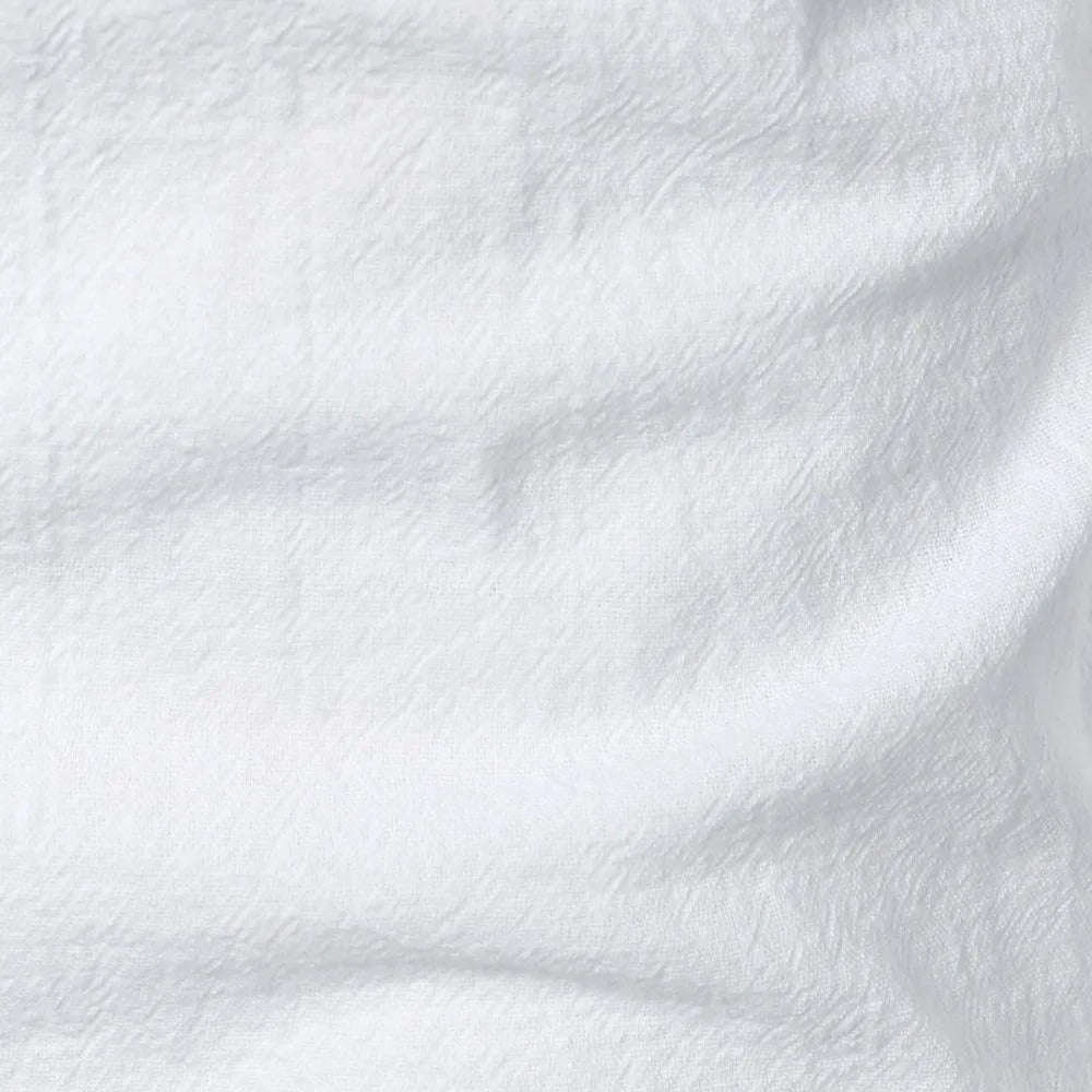 Men’s Slim Fit Cotton Linen Long Sleeve Button Front Collared Shirt