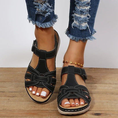 Orthopaedic Sandals for Women, Neutral Comfort Sandals with Cushioned Footbed