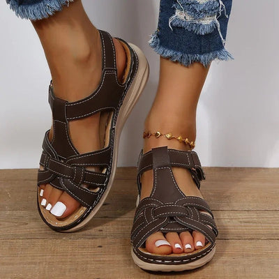 Orthopaedic Sandals for Women – Neutral Comfort Sandals with Cushioned Footbed
